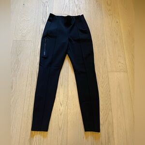 Athleta Black Ponte Pants with Zipper Pocket